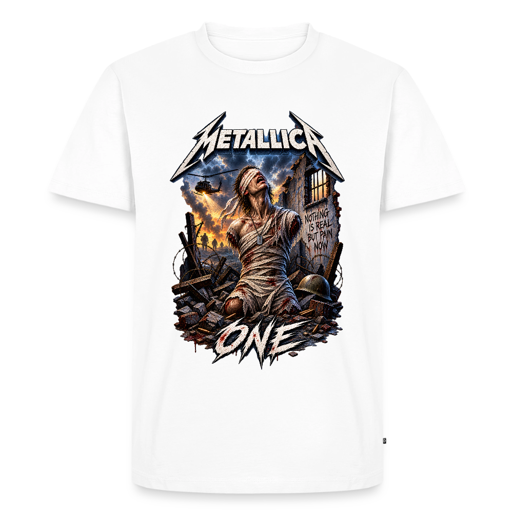 Metallica One Männer Premium T-Shirt - Weiß