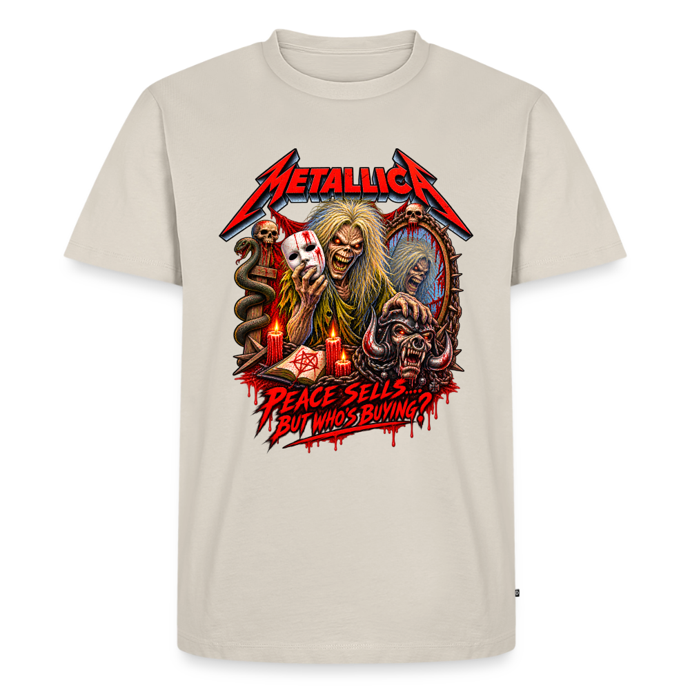 Metallica Peace Sells  Männer Premium T-Shirt - Beige