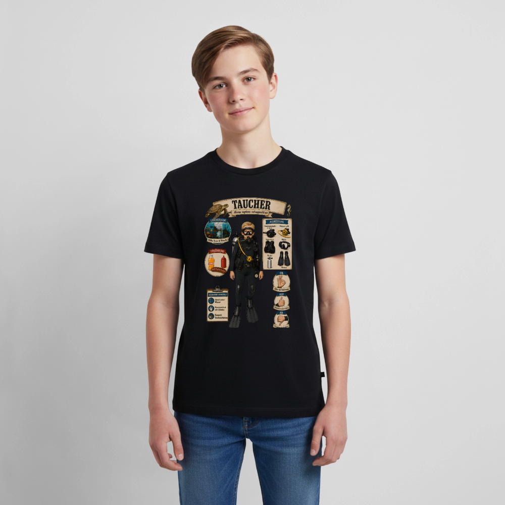Kleiner Taucher – Homo sapiens subaquaticus | Teenager Premium T-Shirt - Schwarz