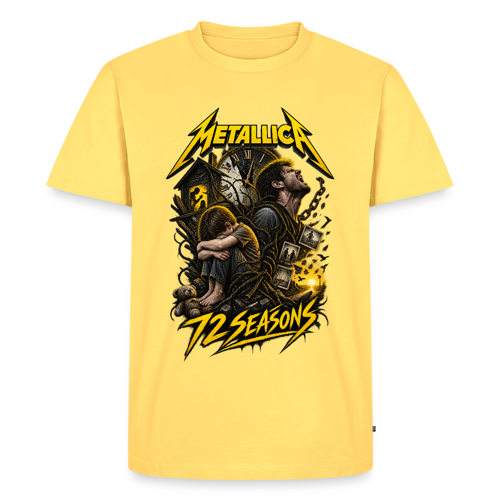 Metallica 72 Seasons Männer Premium T-Shirt - Pastellgelb
