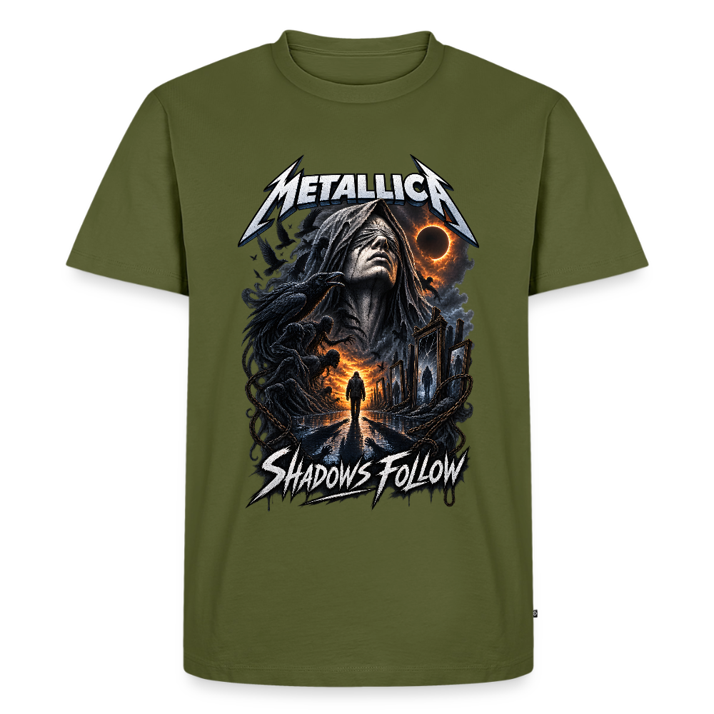 Metallica Shadows Follow Männer Premium T-Shirt - Khaki