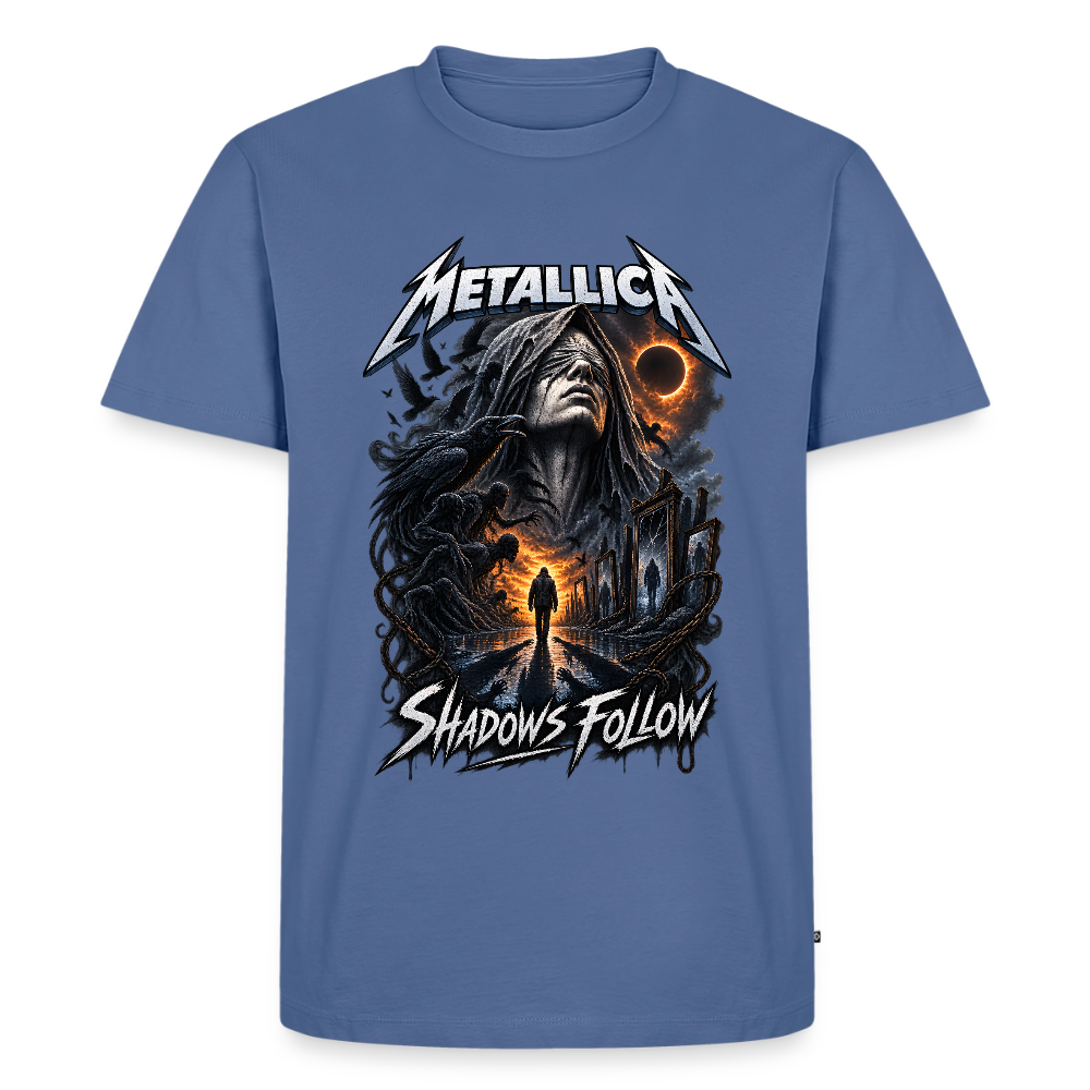 Metallica Shadows Follow Männer Premium T-Shirt - Taubenblau