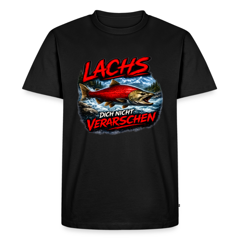 Lachs dich nicht verarschen | Männer Premium T-Shirt - Schwarz