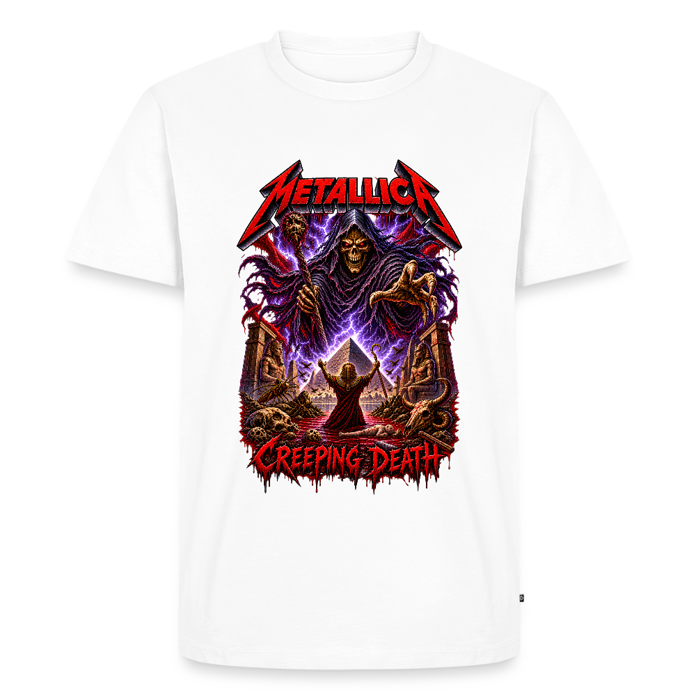 Metallica Creeping Death Männer Premium T-Shirt - Weiß