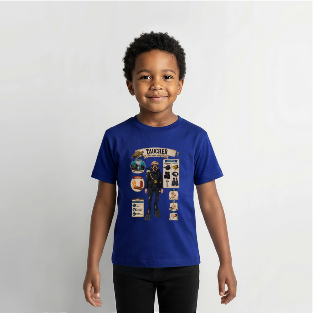 Kleiner Taucher – Homo sapiens subaquaticus | Kinder Premium T-Shirt - Royalblau