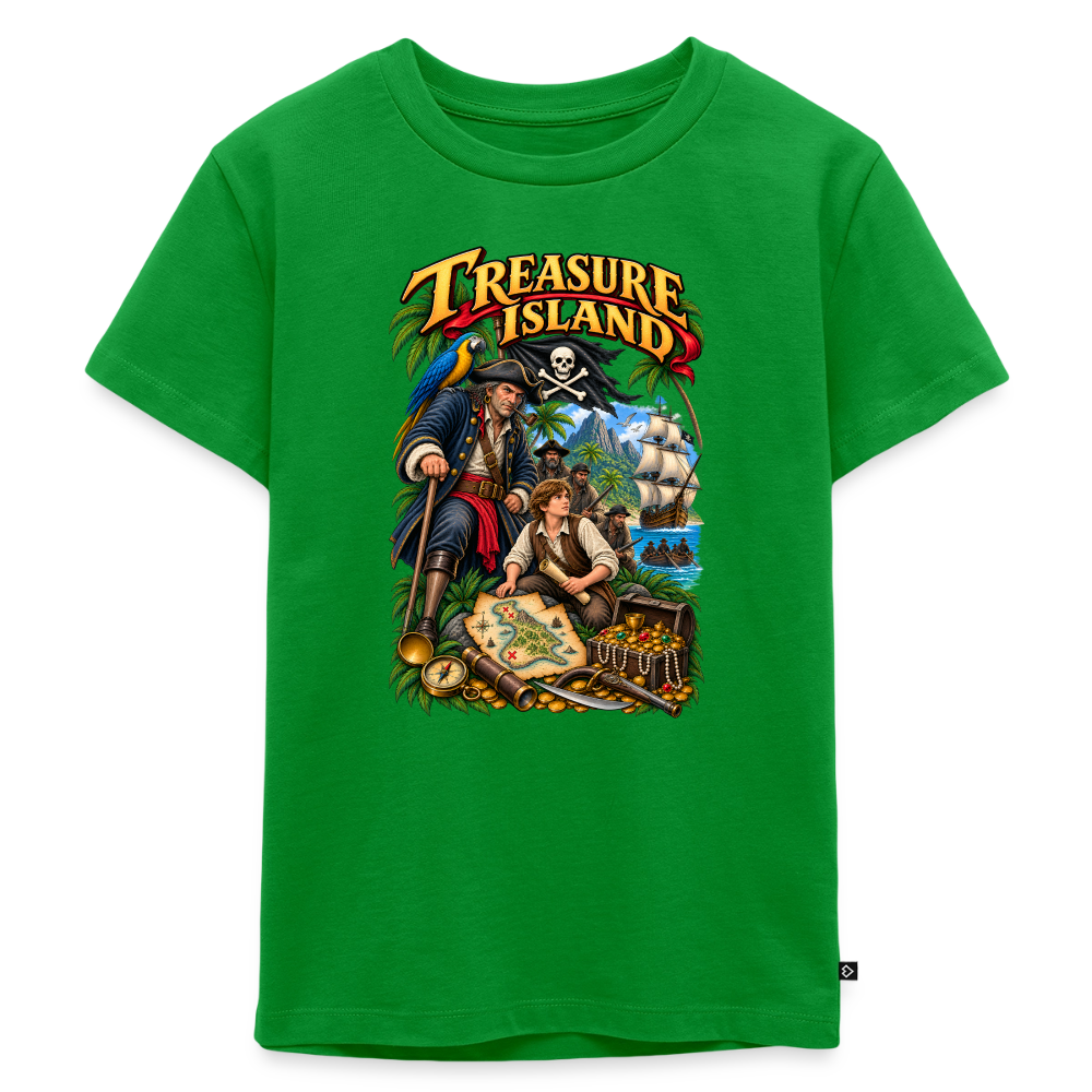Treasure Island Die Schatzinsel Kinder Premium T-Shirt - Grün