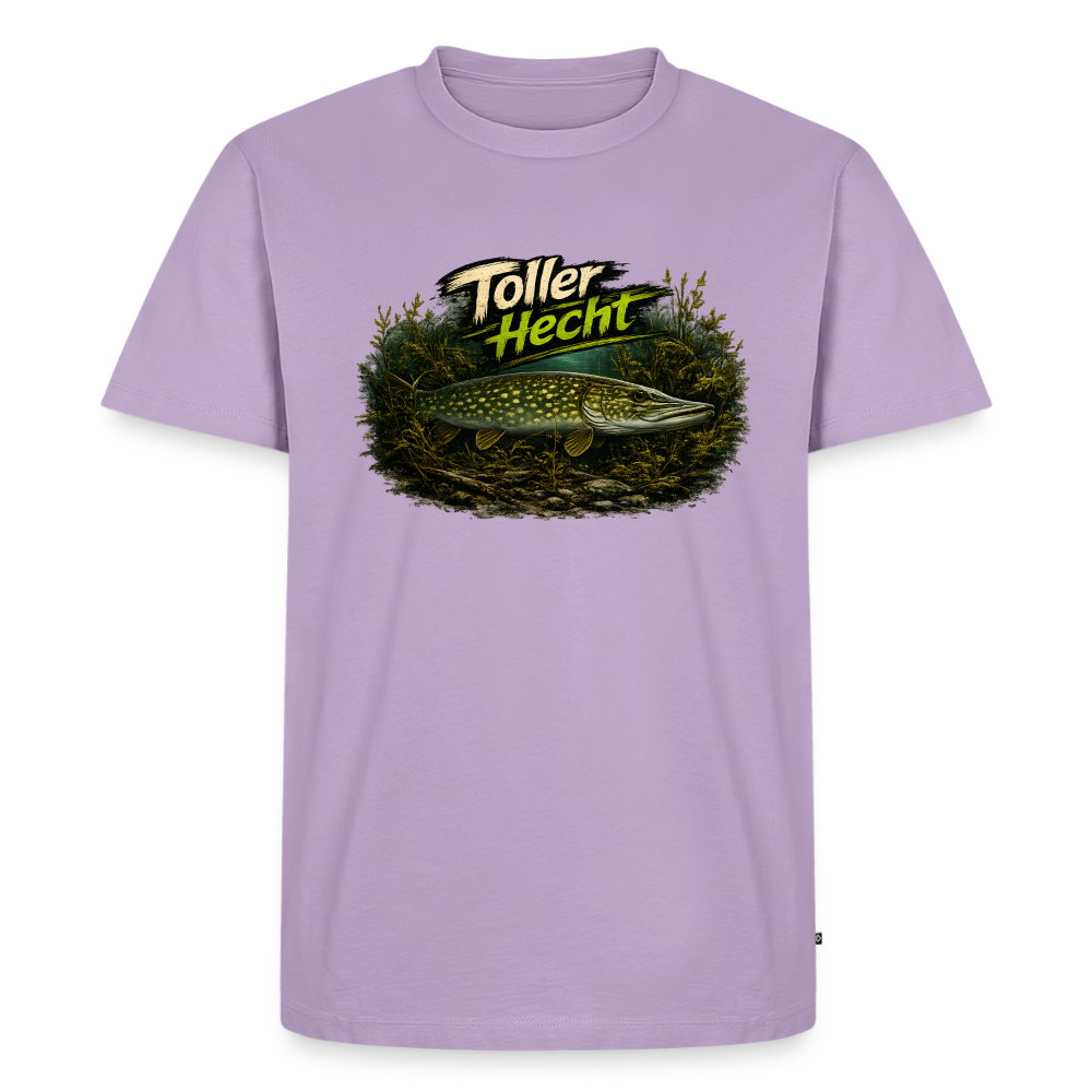 Toller Hecht – Hecht Motiv Angler | Männer Premium T-Shirt - Lavendel