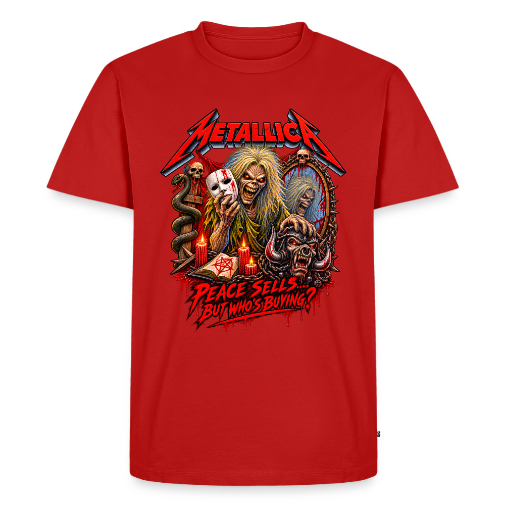 Metallica Peace Sells  Männer Premium T-Shirt - Rot