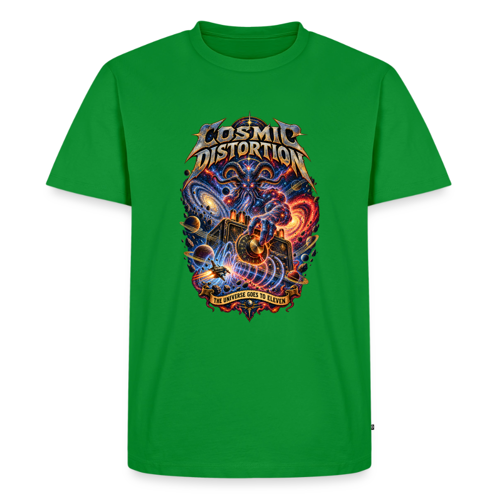 Cosmic Distortion Männer Premium T-Shirt - Grün