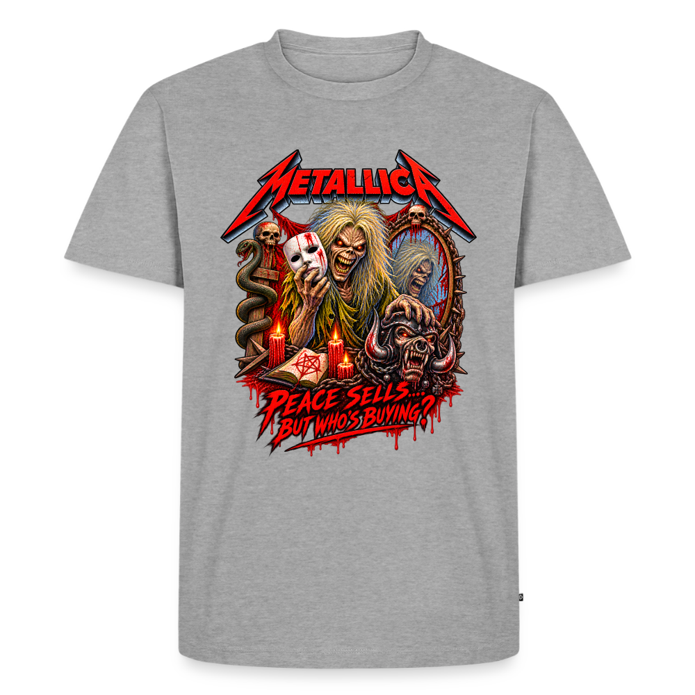 Metallica Peace Sells  Männer Premium T-Shirt - Grau meliert