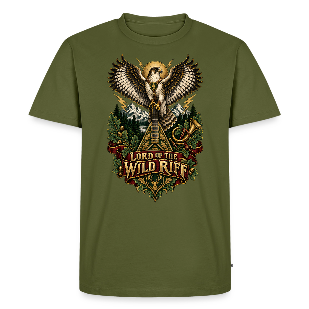 Lord of the Wild Riff – Metal aus der Wildnis | Männer Premium T-Shirt - Khaki