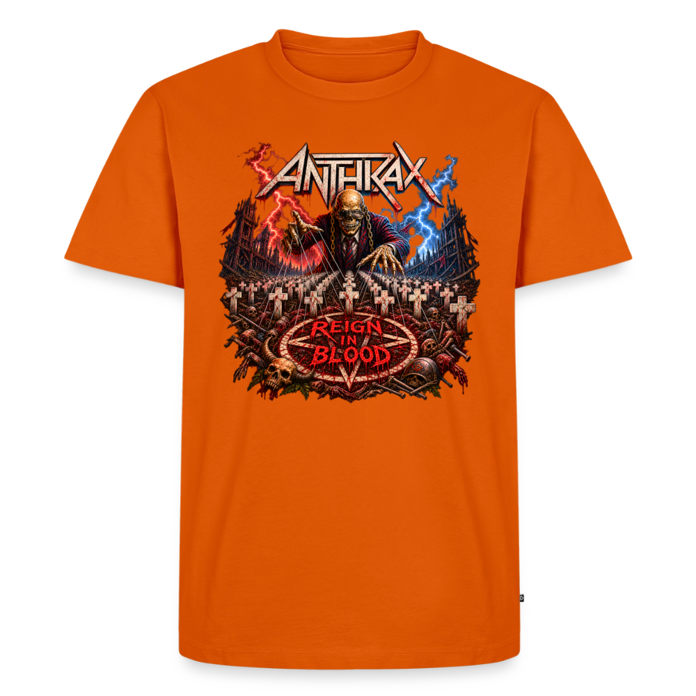 Metallica New Big 4 Männer Premium T-Shirt - Orange 