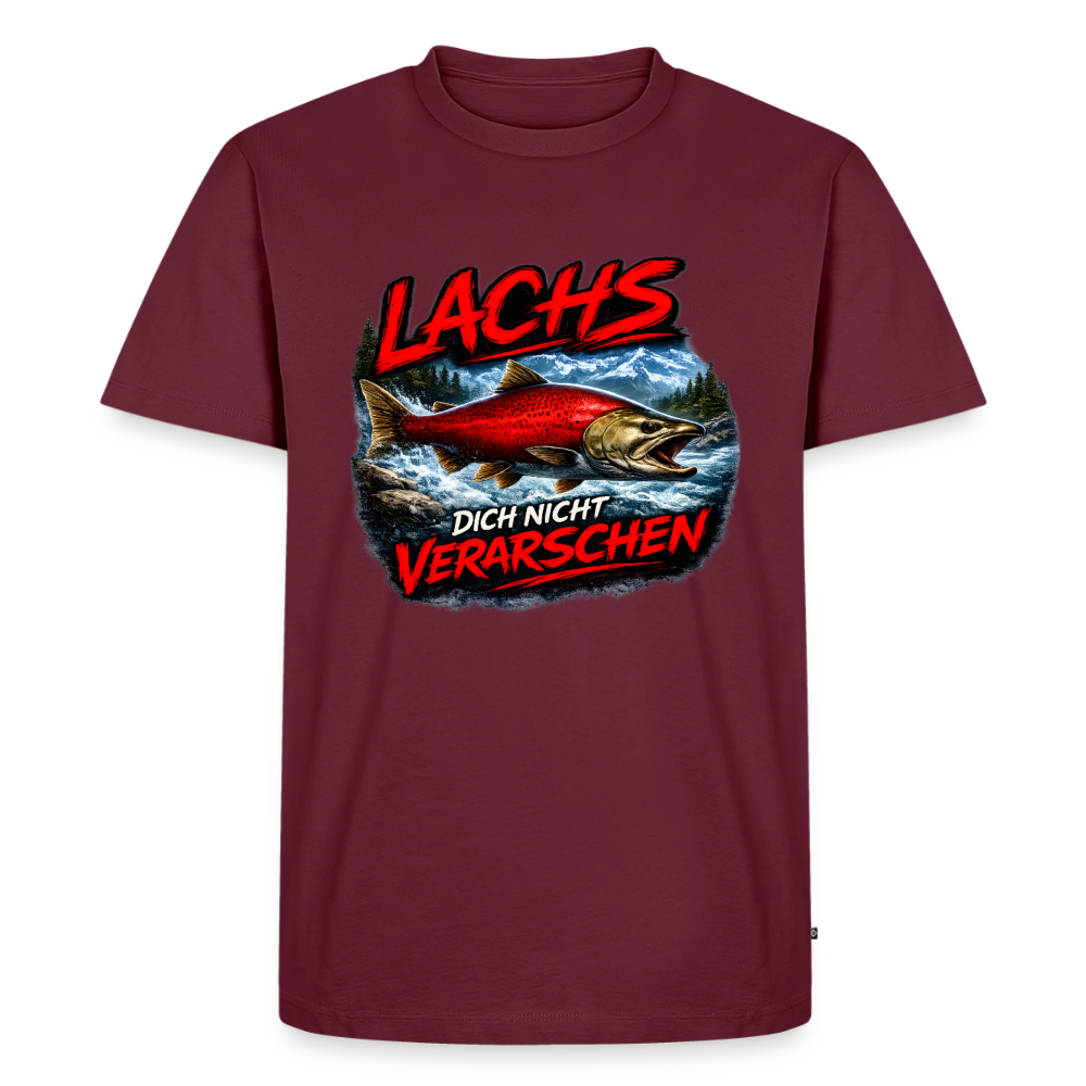 Lachs dich nicht verarschen | Männer Premium T-Shirt - Burgunderrot