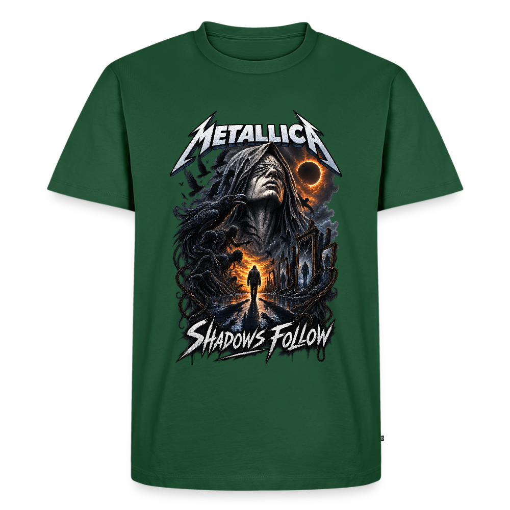 Metallica Shadows Follow Männer Premium T-Shirt - Flaschengrün