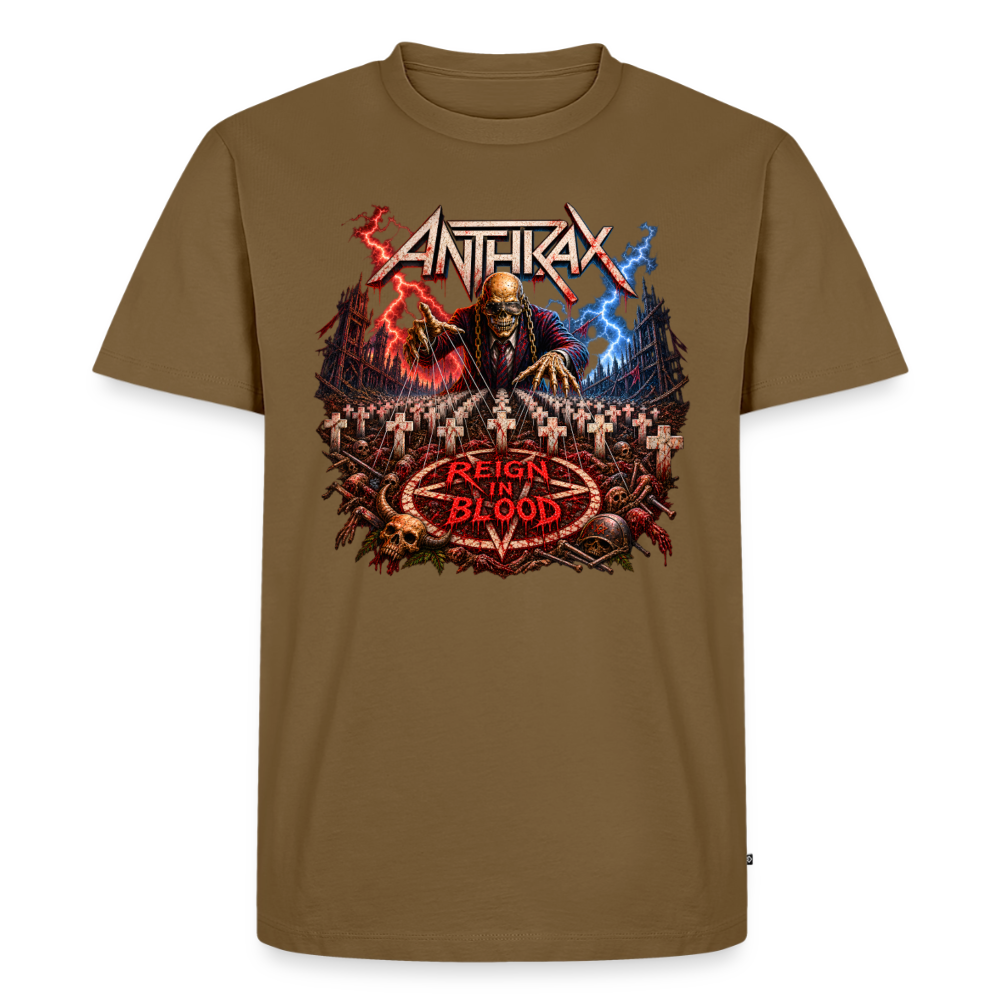 Metallica New Big 4 Männer Premium T-Shirt - Nussbraun
