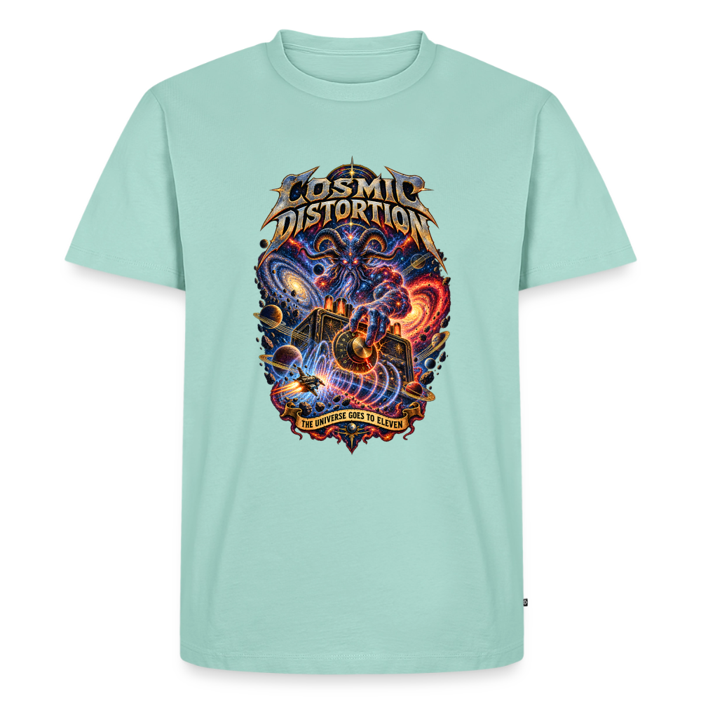 Cosmic Distortion Männer Premium T-Shirt - Mint 