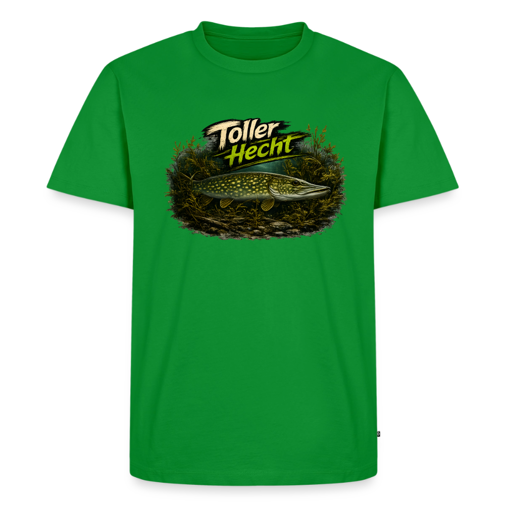 Toller Hecht – Hecht Motiv Angler | Männer Premium T-Shirt - Grün