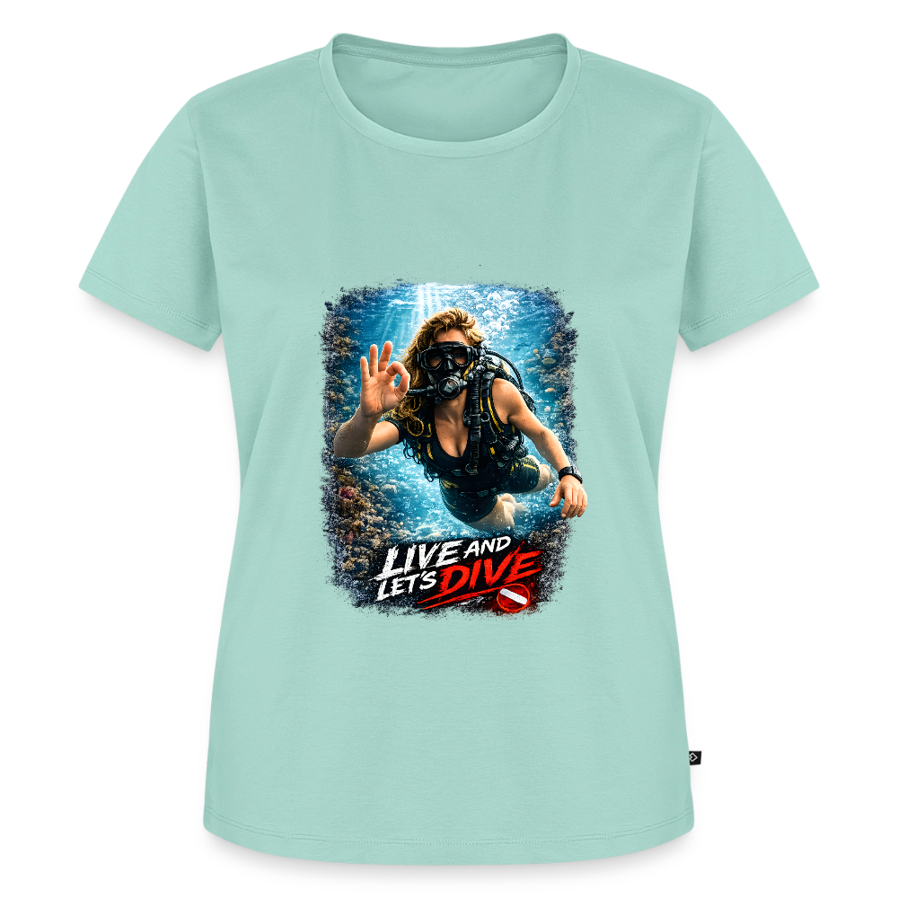 Live and Let's Dive | Tauchen | Frauen Premium T-Shirt - Mint 