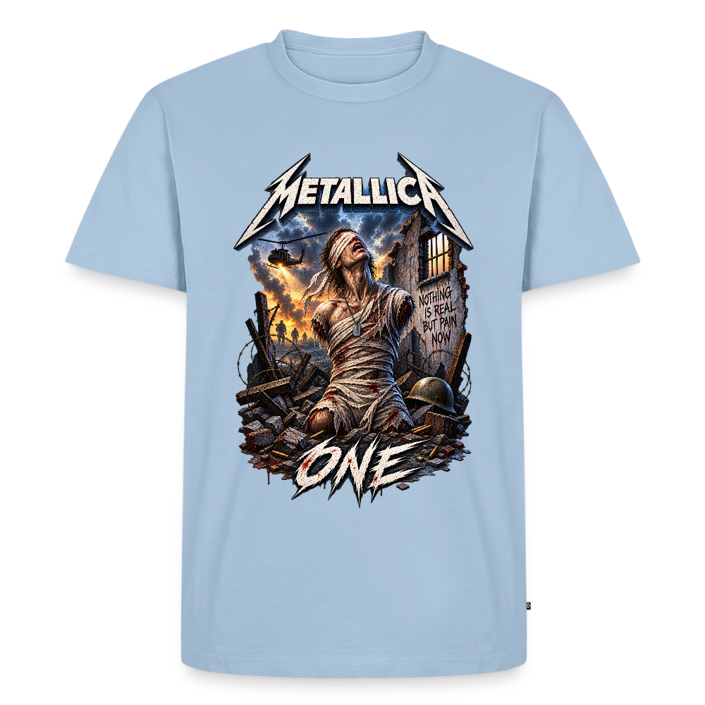 Metallica One Männer Premium T-Shirt - Hellblau