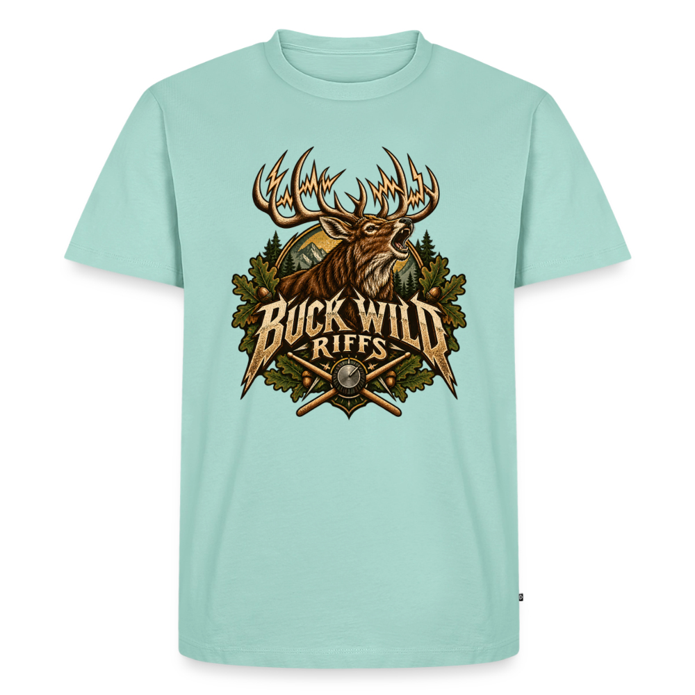 Buck Wild Riffs – Lautstärke in freier Wildbahn | Männer Premium T-Shirt - Mint 