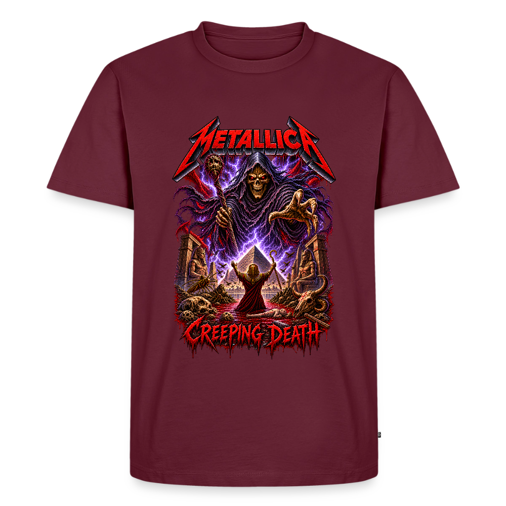 Metallica Creeping Death Männer Premium T-Shirt - Burgunderrot