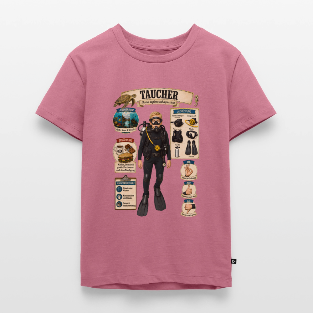 Kleiner Taucher – Homo sapiens subaquaticus | Kinder Premium T-Shirt - Mauve