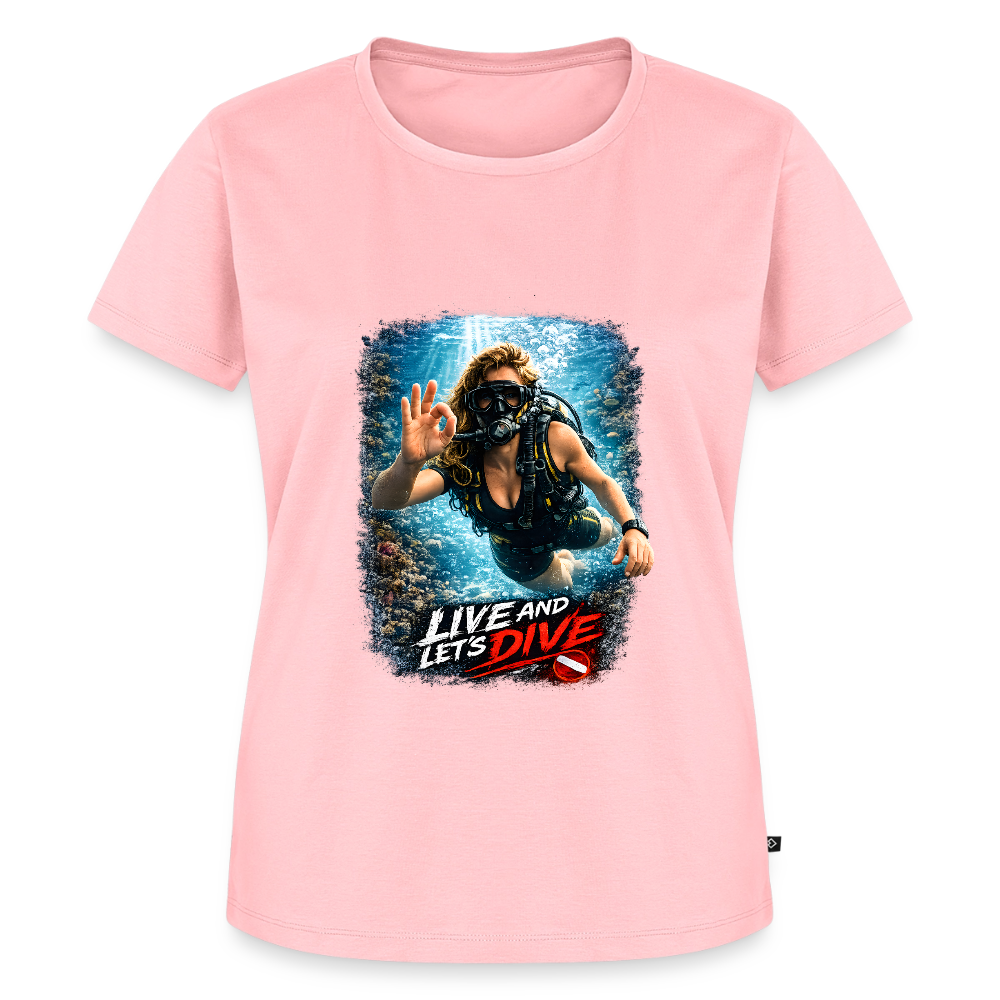 Live and Let's Dive | Tauchen | Frauen Premium T-Shirt - Rosa
