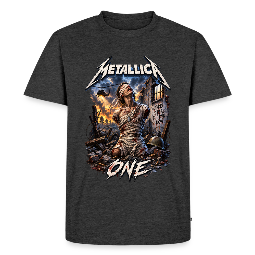 Metallica One Männer Premium T-Shirt - Anthrazit meliert
