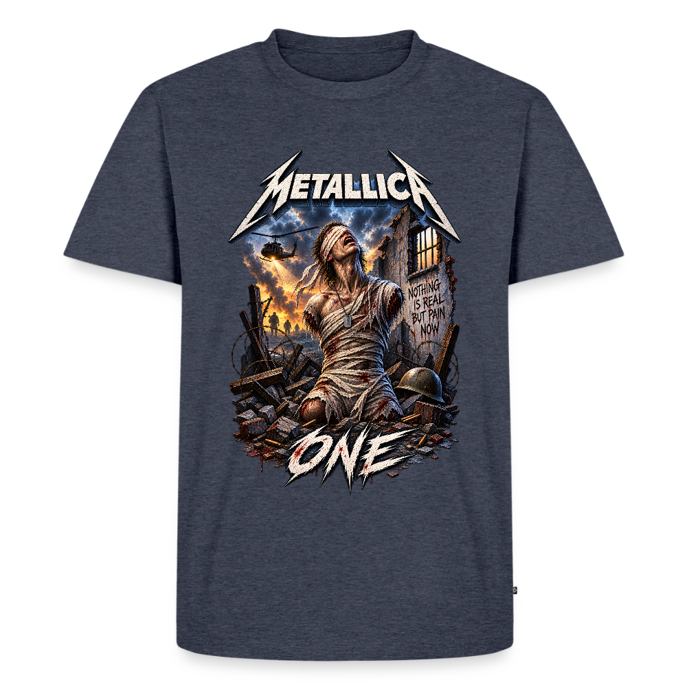 Metallica One Männer Premium T-Shirt - Jeansblau 