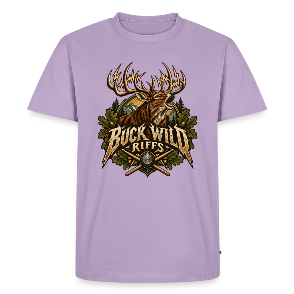 Buck Wild Riffs – Lautstärke in freier Wildbahn | Männer Premium T-Shirt - Lavendel