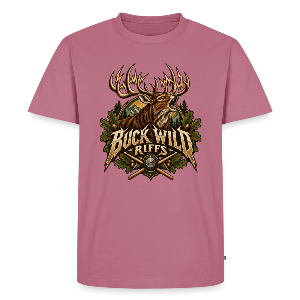 Buck Wild Riffs – Lautstärke in freier Wildbahn | Männer Premium T-Shirt - Mauve