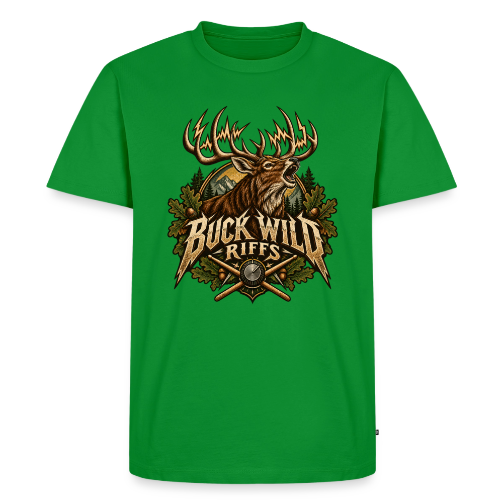 Buck Wild Riffs – Lautstärke in freier Wildbahn | Männer Premium T-Shirt - Grün