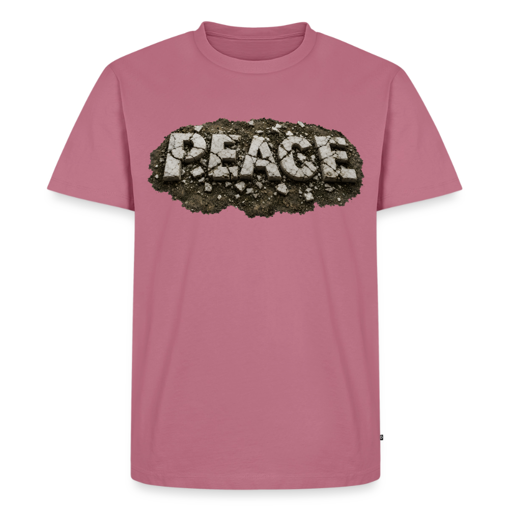 PEACE in Trümmern | Männer Premium T-Shirt - Mauve