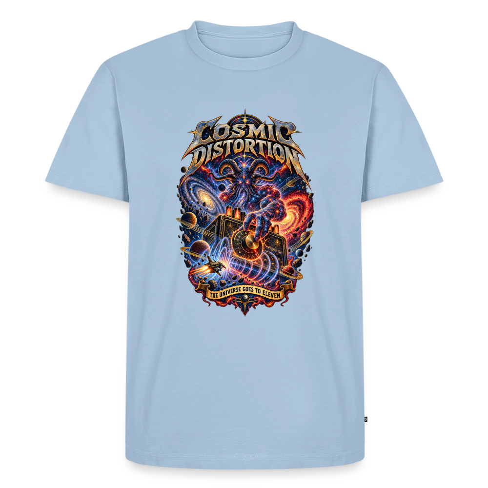 Cosmic Distortion Männer Premium T-Shirt - Hellblau