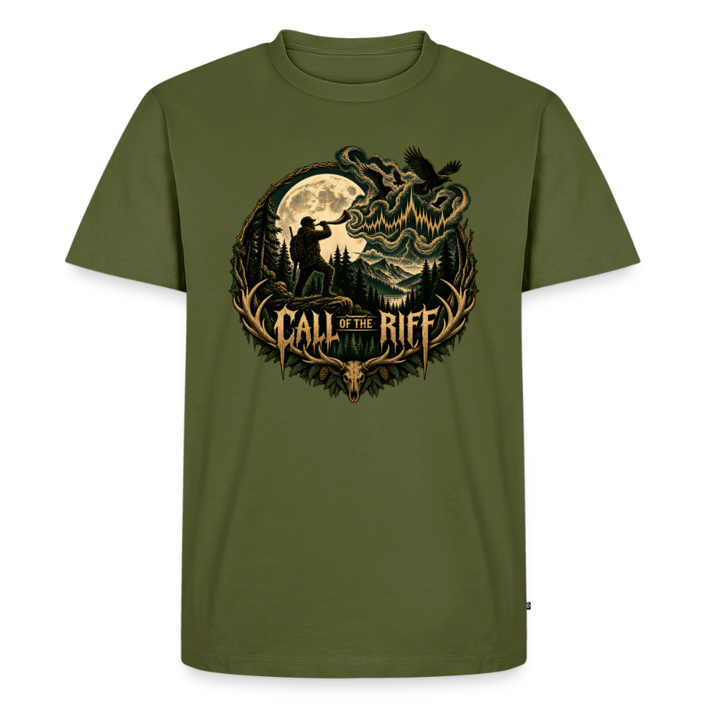 Call of the Riff – Der Ruf der wilden Gitarren | Männer Premium T-Shirt - Khaki