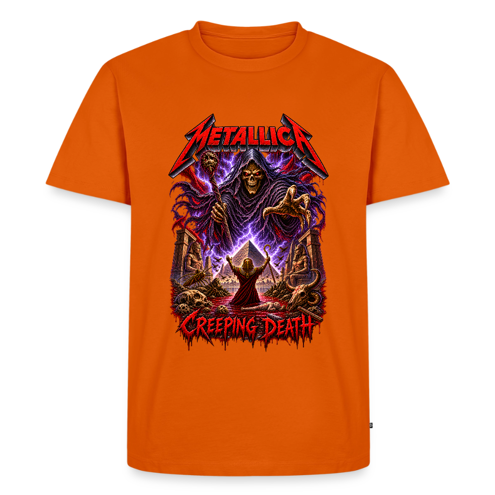 Metallica Creeping Death Männer Premium T-Shirt - Orange 