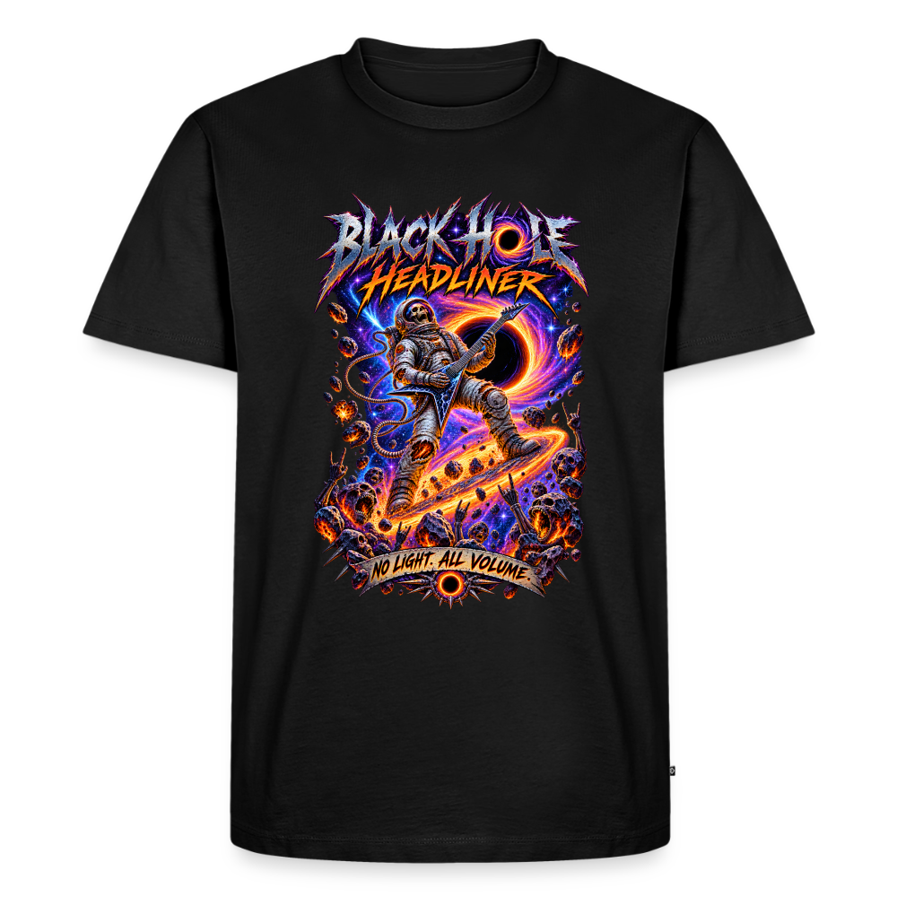 Black Hole Headliner | Männer Premium T-Shirt - Schwarz