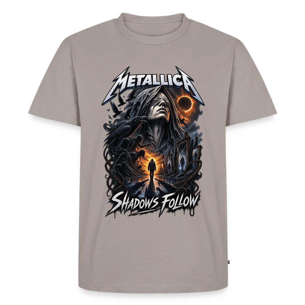 Metallica Shadows Follow Männer Premium T-Shirt - Taupe