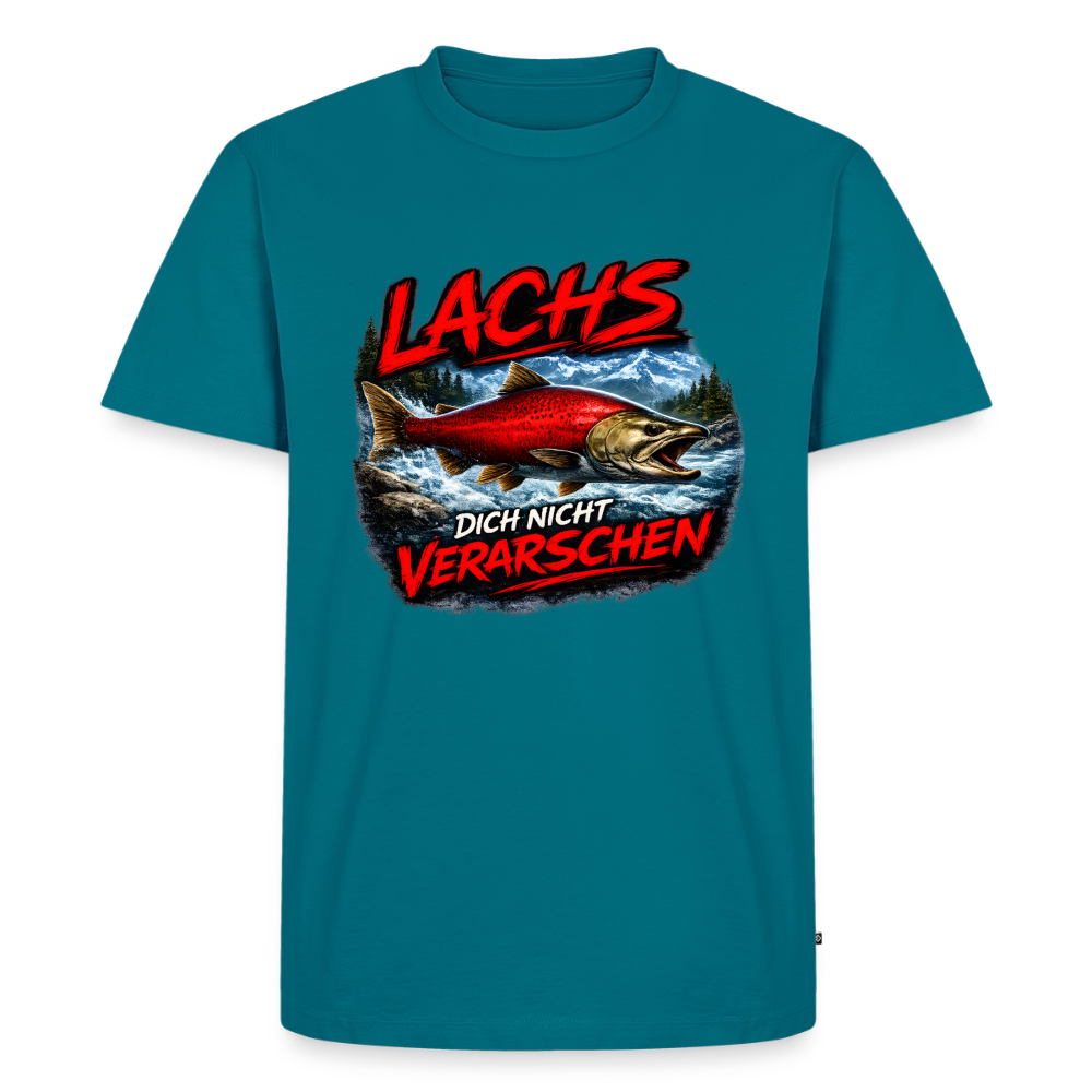 Lachs dich nicht verarschen | Männer Premium T-Shirt - Petrol