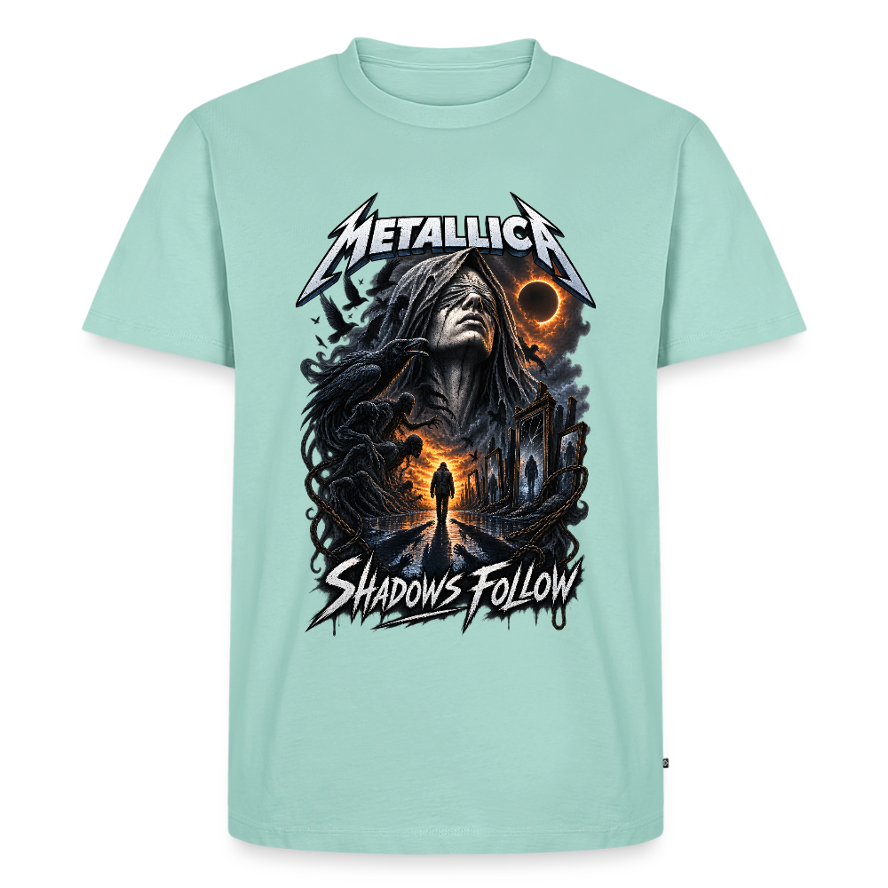 Metallica Shadows Follow Männer Premium T-Shirt - Mint 