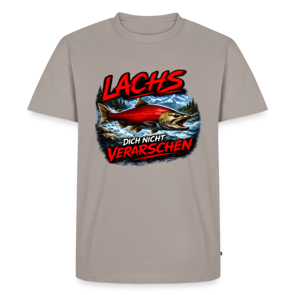 Lachs dich nicht verarschen | Männer Premium T-Shirt - Taupe