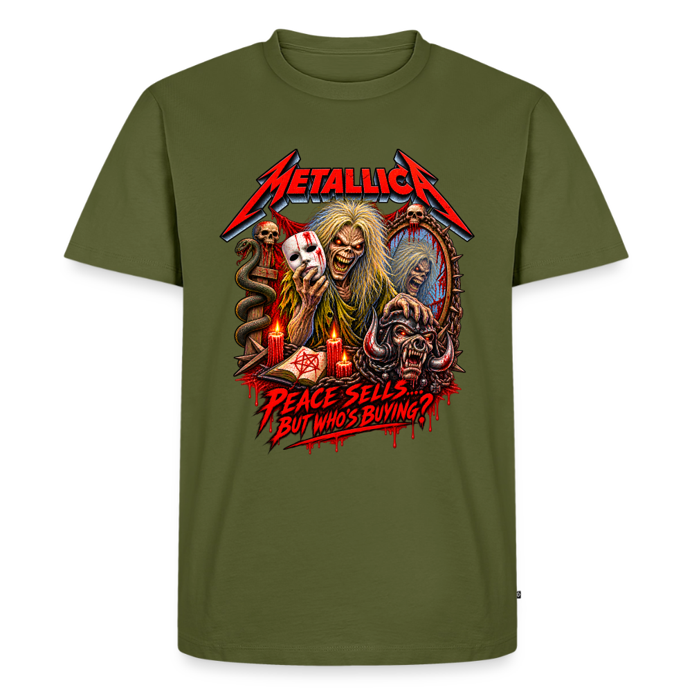Metallica Peace Sells  Männer Premium T-Shirt - Khaki