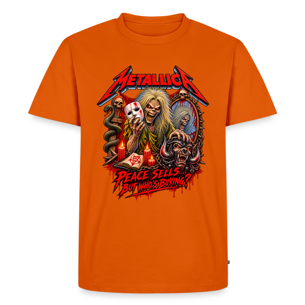 Metallica Peace Sells  Männer Premium T-Shirt - Orange 