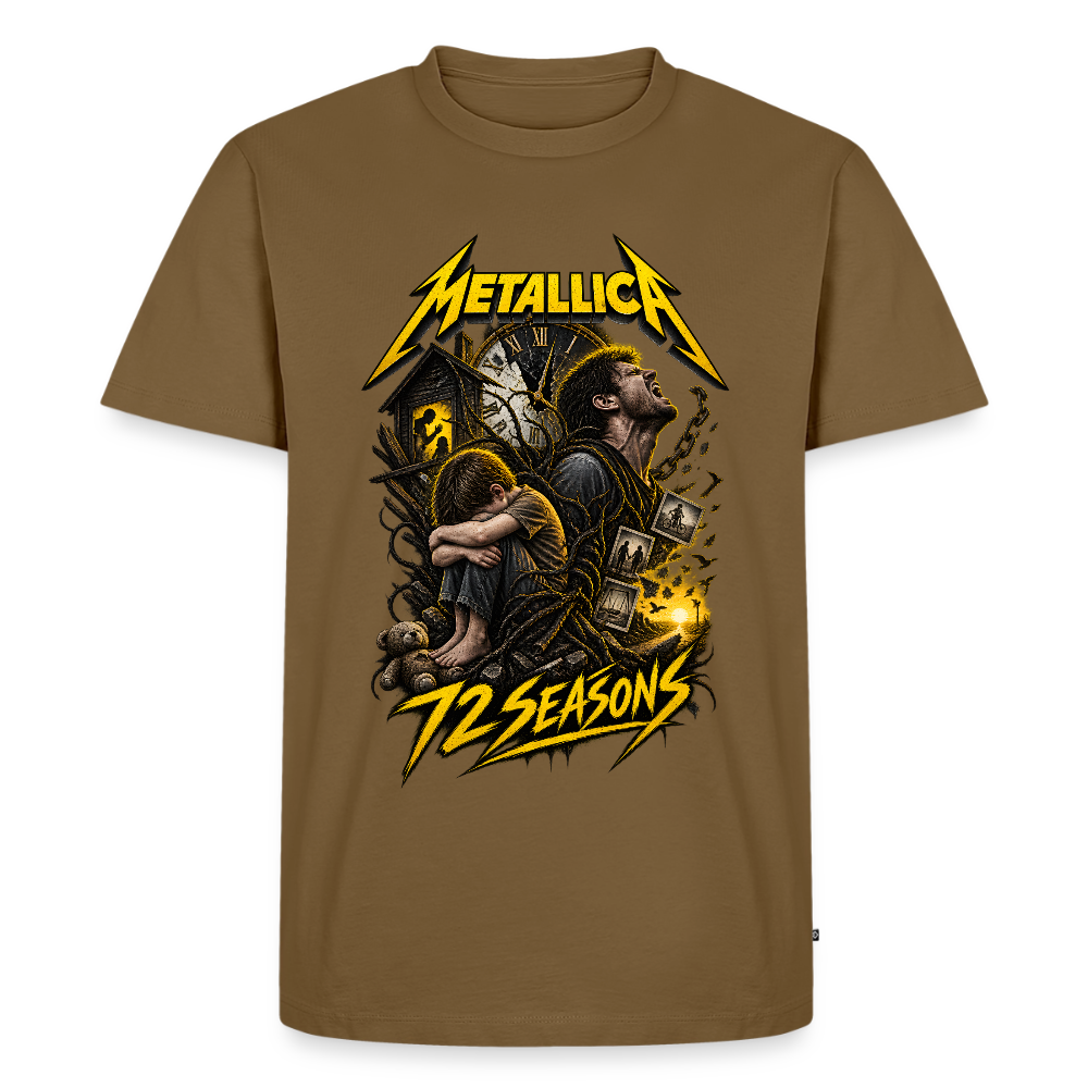 Metallica 72 Seasons Männer Premium T-Shirt - Nussbraun