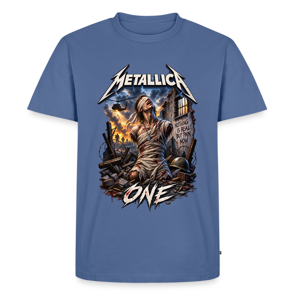 Metallica One Männer Premium T-Shirt - Taubenblau