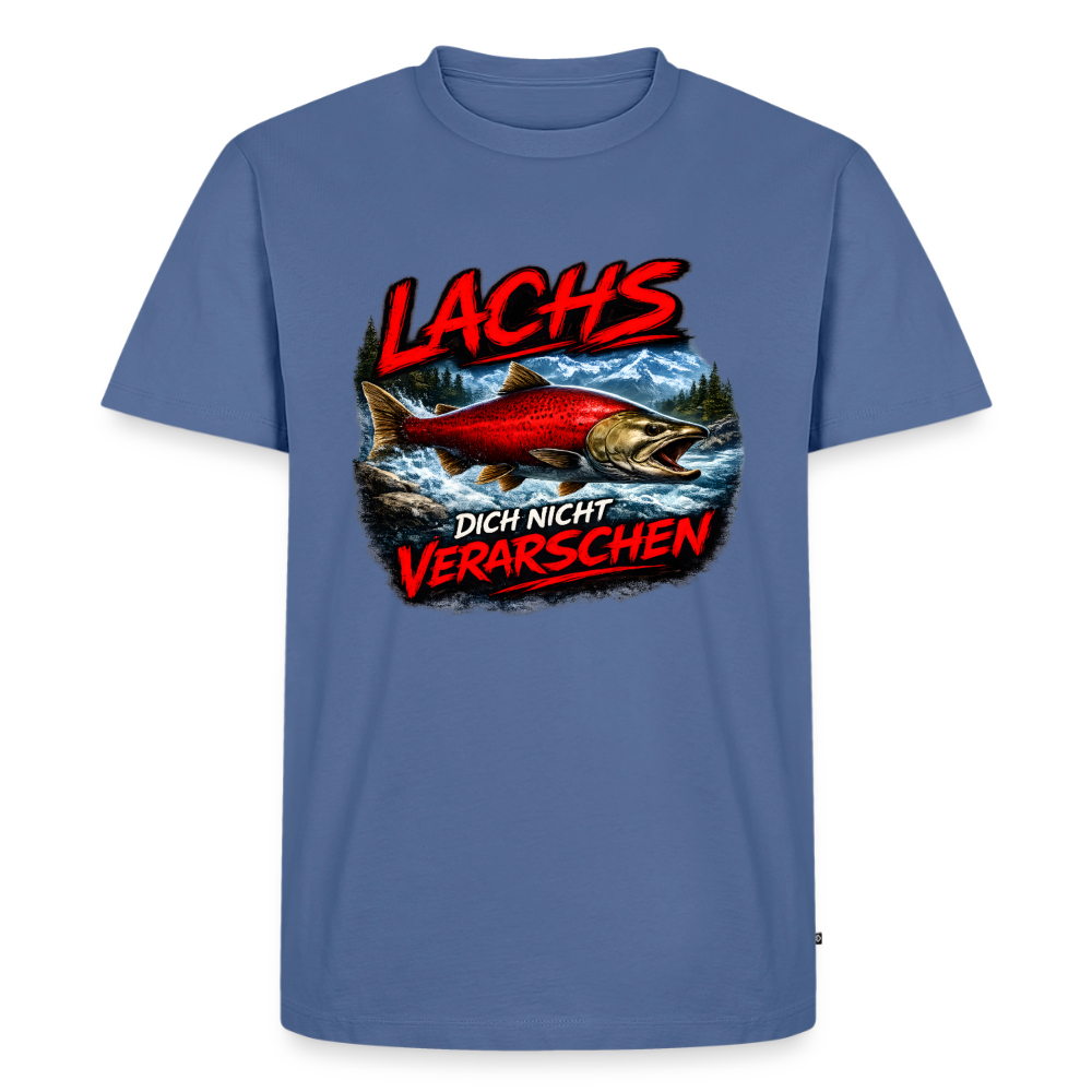Lachs dich nicht verarschen | Männer Premium T-Shirt - Taubenblau