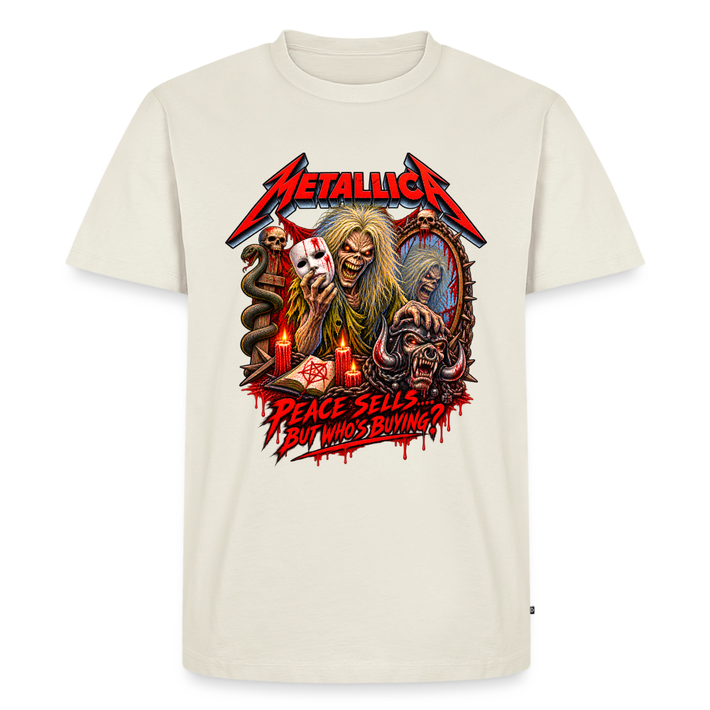 Metallica Peace Sells  Männer Premium T-Shirt - Naturweiß