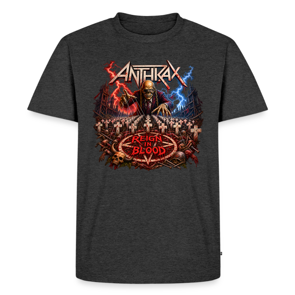 Metallica New Big 4 Männer Premium T-Shirt - Anthrazit meliert