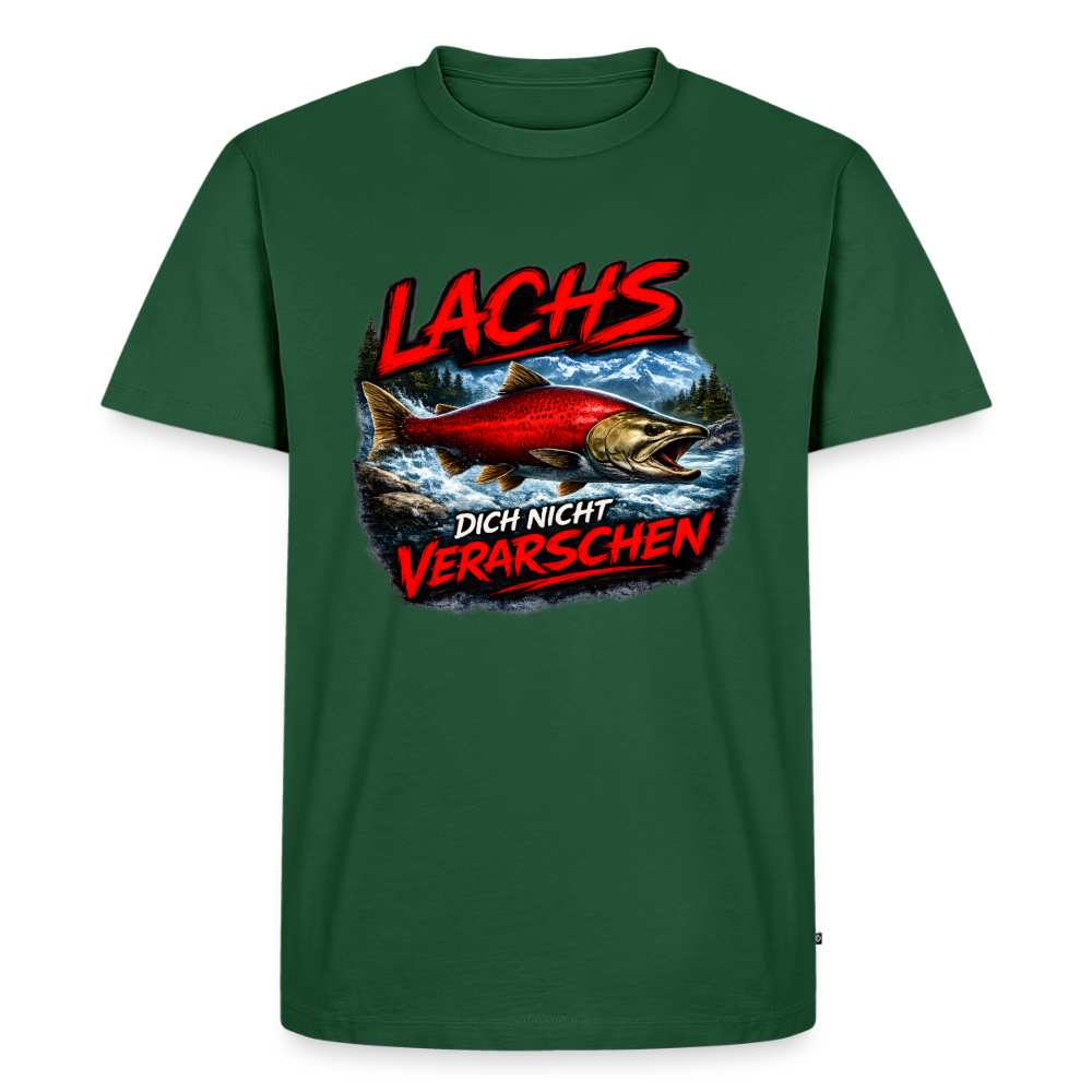 Lachs dich nicht verarschen | Männer Premium T-Shirt - Flaschengrün