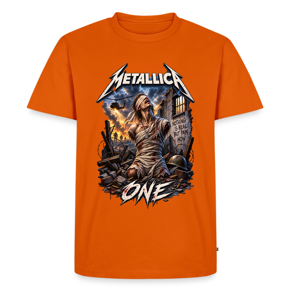 Metallica One Männer Premium T-Shirt - Orange 